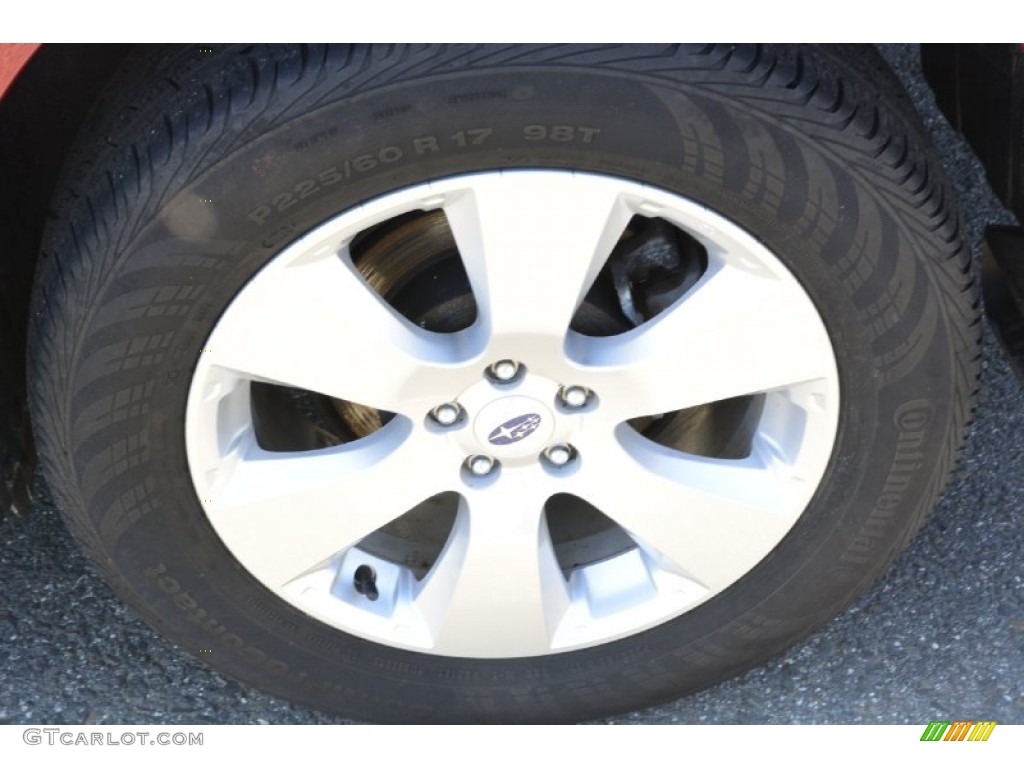 2012 Outback 2.5i Limited - Ruby Red Pearl / Off Black photo #22