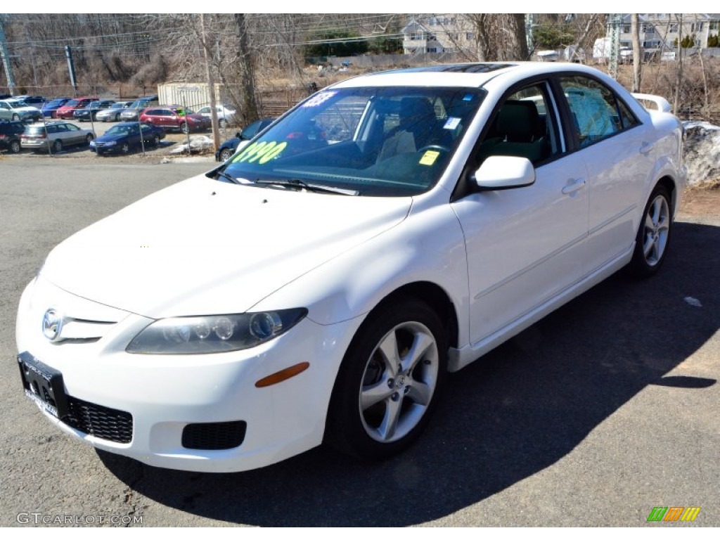 2008 MAZDA6 i Sport Sedan - Performance White / Black photo #3