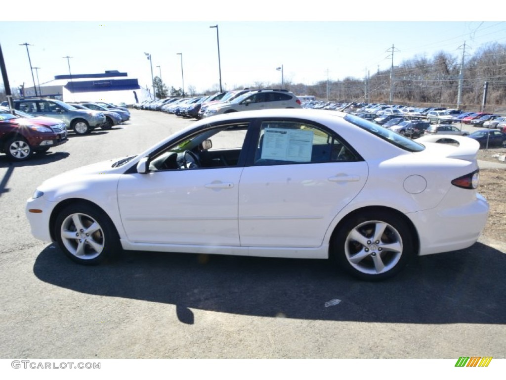 2008 MAZDA6 i Sport Sedan - Performance White / Black photo #10