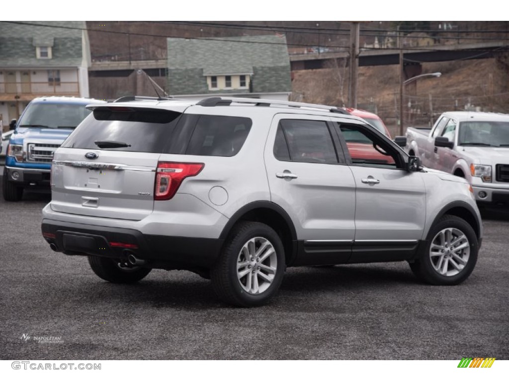 2015 Explorer XLT 4WD - Ingot Silver / Charcoal Black photo #4