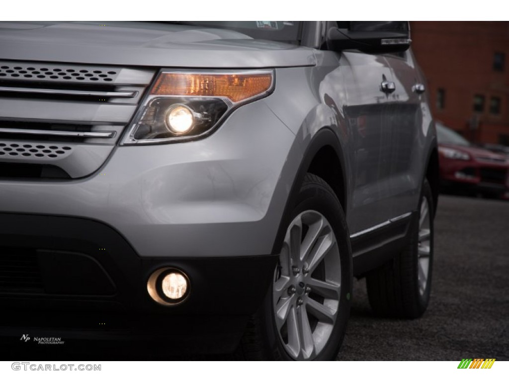 2015 Explorer XLT 4WD - Ingot Silver / Charcoal Black photo #5