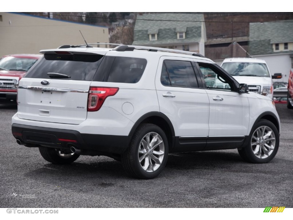 2015 Explorer XLT 4WD - Oxford White / Medium Light Stone photo #2