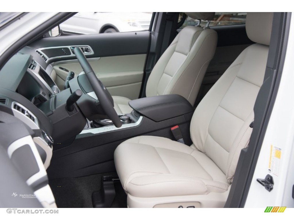 2015 Explorer XLT 4WD - Oxford White / Medium Light Stone photo #7
