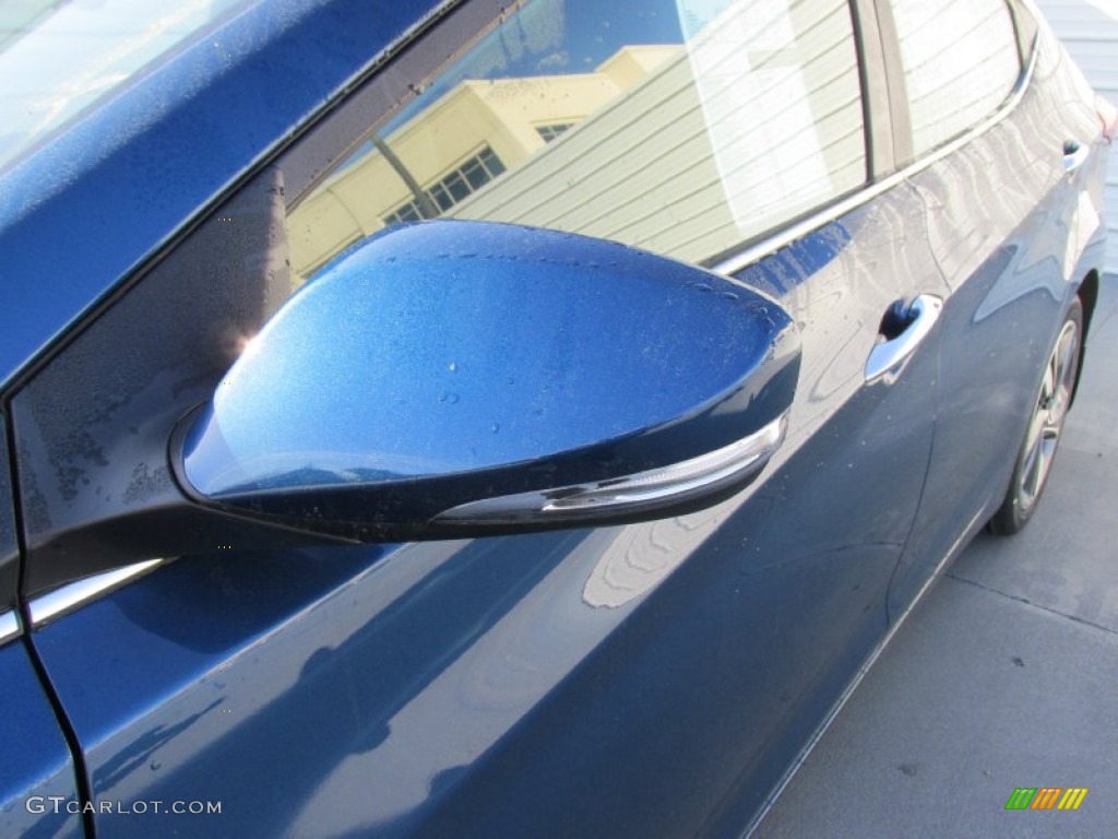 2015 Elantra Limited Sedan - Windy Sea Blue / Gray photo #12