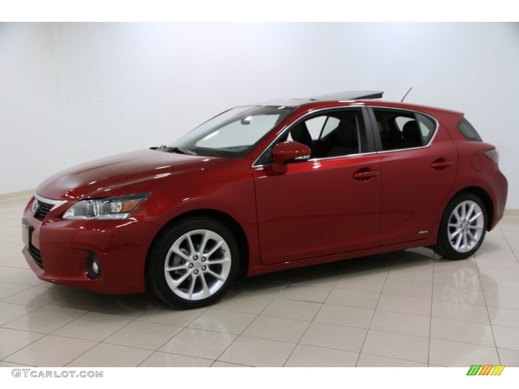 Matador Red Mica 2013 Lexus CT 200h Hybrid Exterior Photo #102655000
