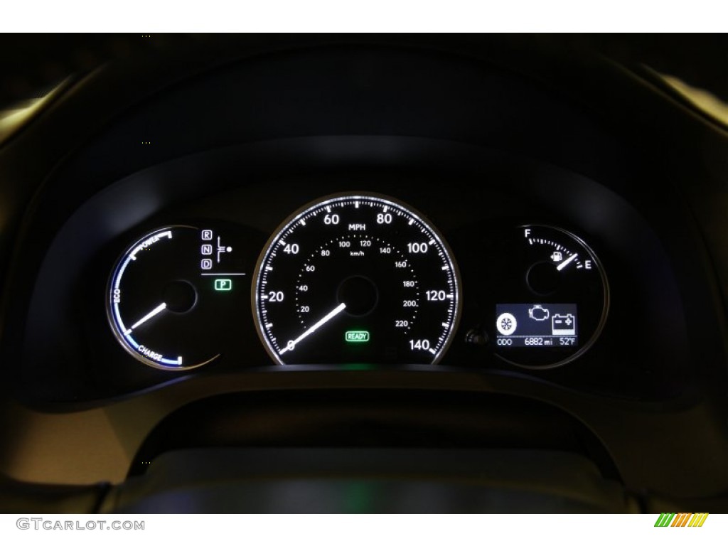 2013 Lexus CT 200h Hybrid Gauges Photo #102655120