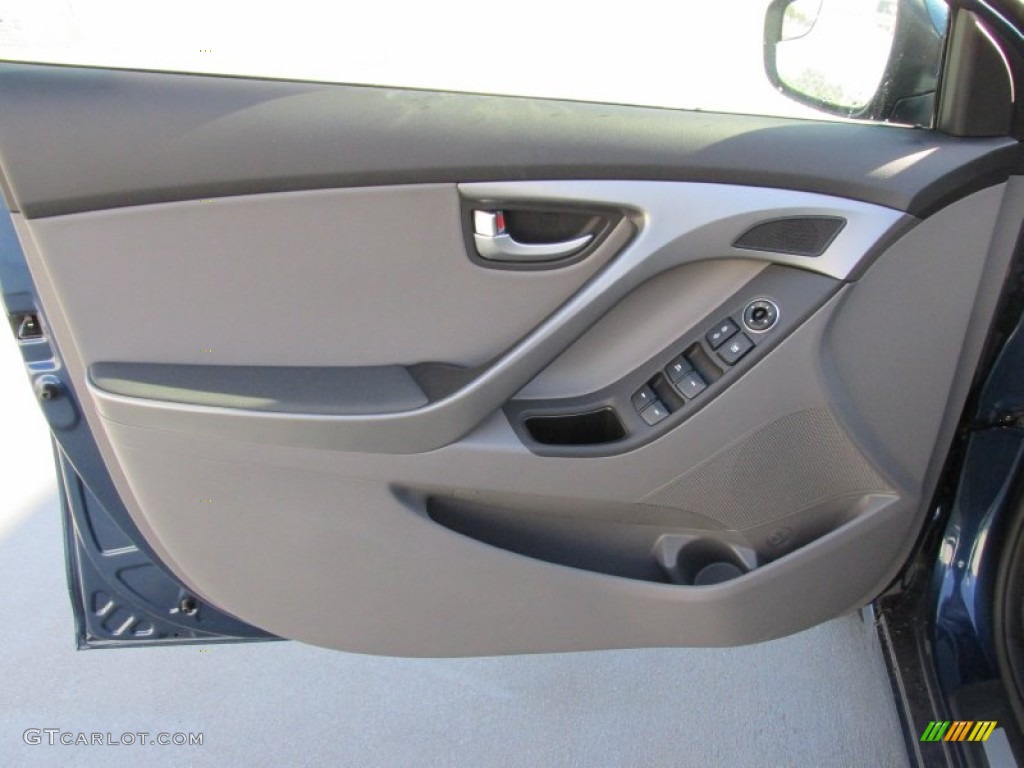 2015 Elantra Limited Sedan - Windy Sea Blue / Gray photo #21