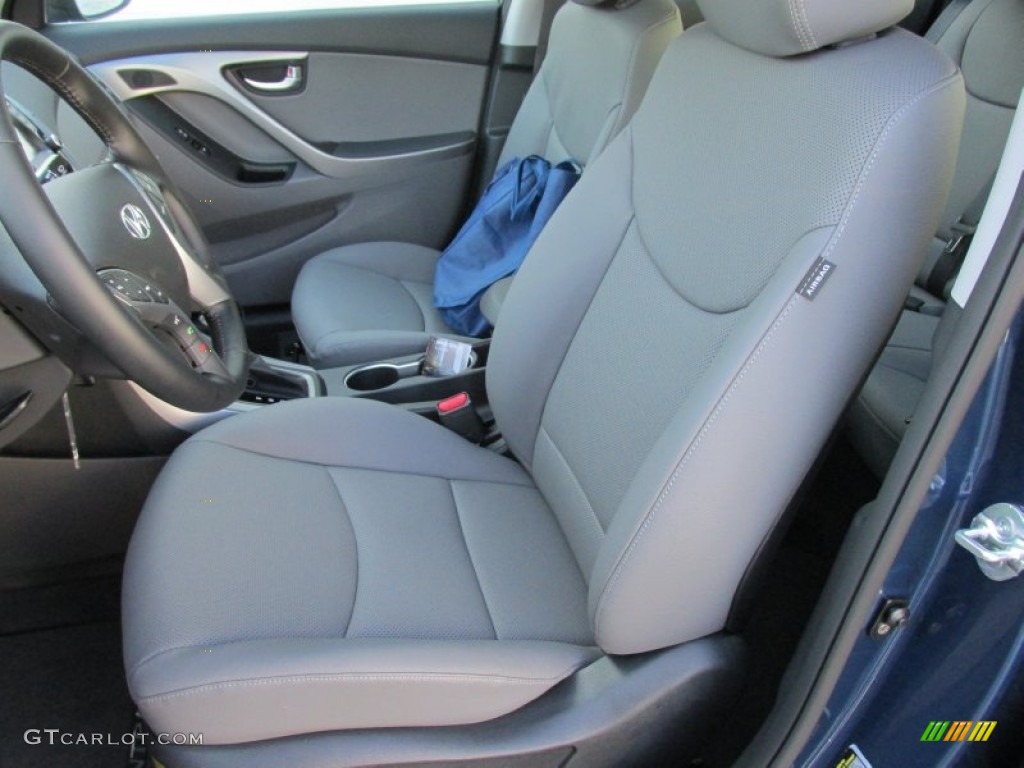 2015 Elantra Limited Sedan - Windy Sea Blue / Gray photo #23