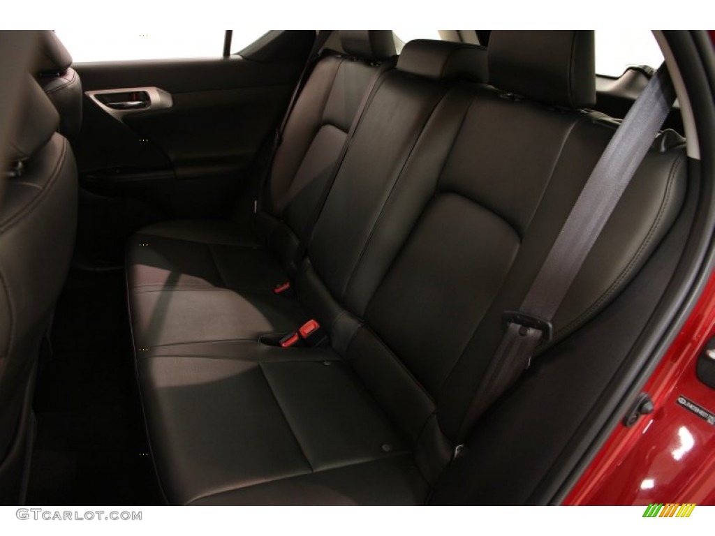 2013 Lexus CT 200h Hybrid Rear Seat Photos