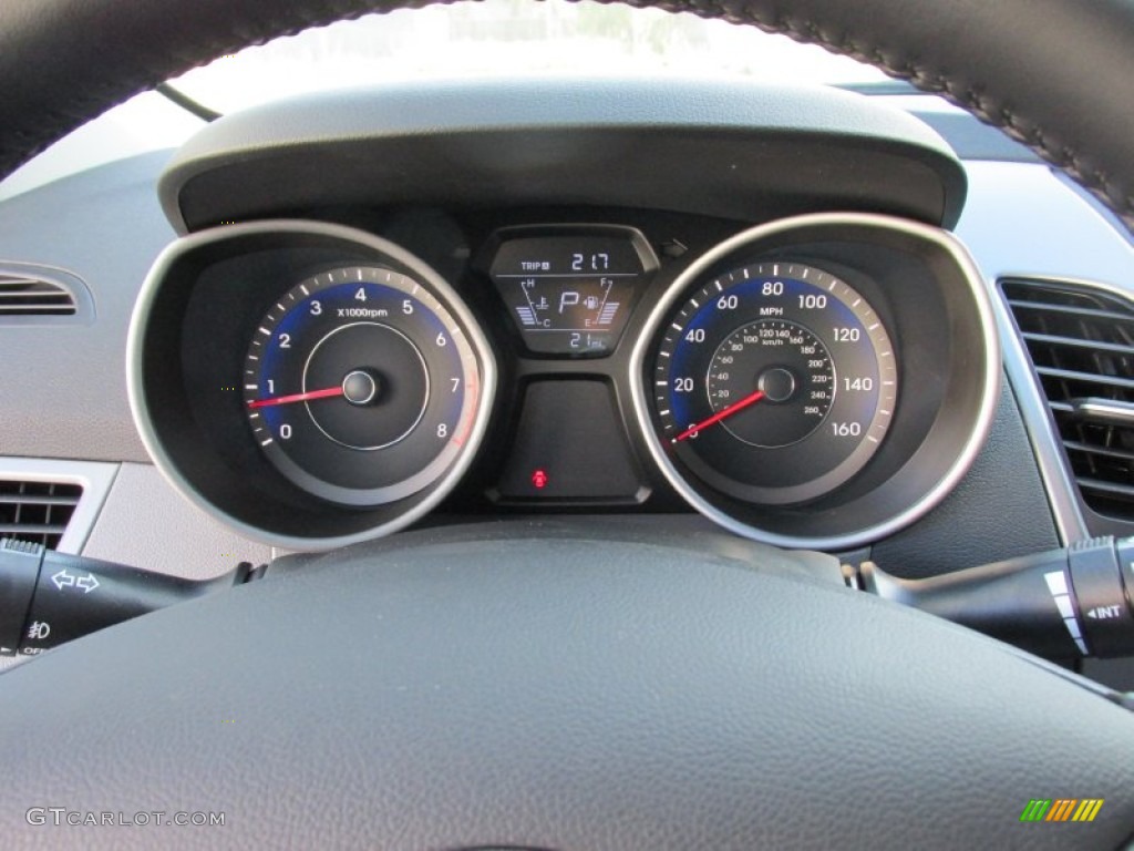 2015 Elantra Limited Sedan - Windy Sea Blue / Gray photo #31