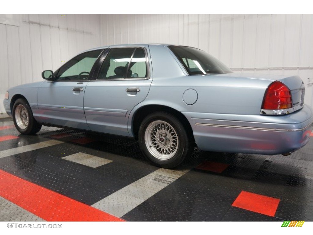 2001 Crown Victoria LX - Light Blue Metallic / Dark Charcoal photo #11