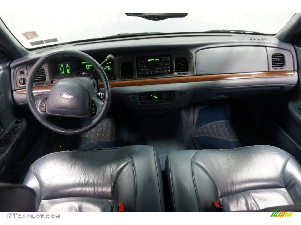 2001 Crown Victoria LX - Light Blue Metallic / Dark Charcoal photo #22