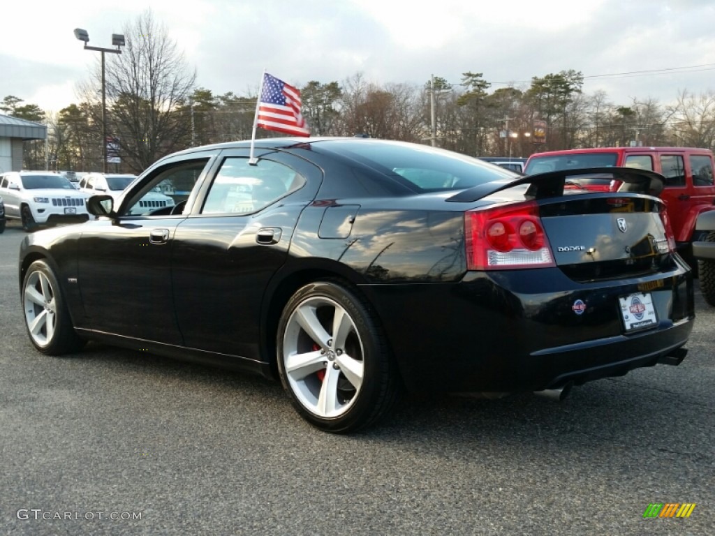 2010 Charger SRT8 - Brilliant Black Crystal Pearl / Dark Slate Gray photo #4