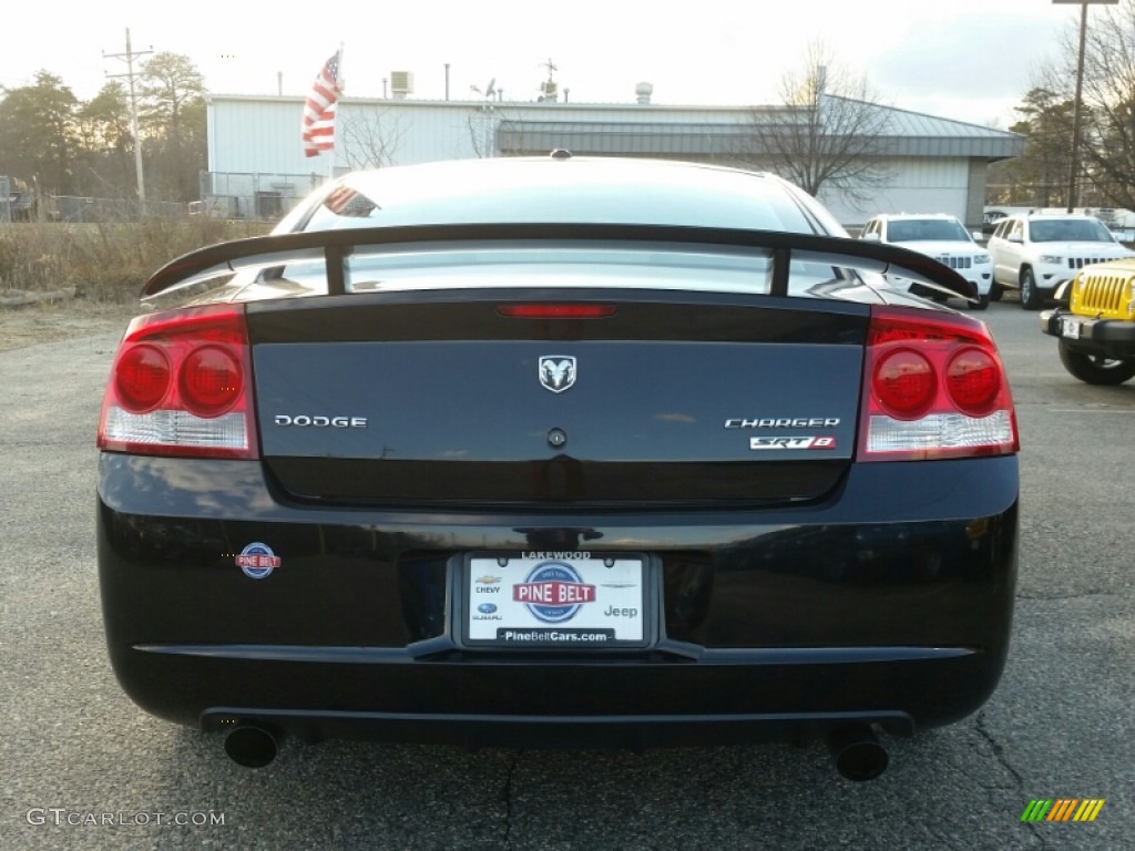 2010 Charger SRT8 - Brilliant Black Crystal Pearl / Dark Slate Gray photo #5