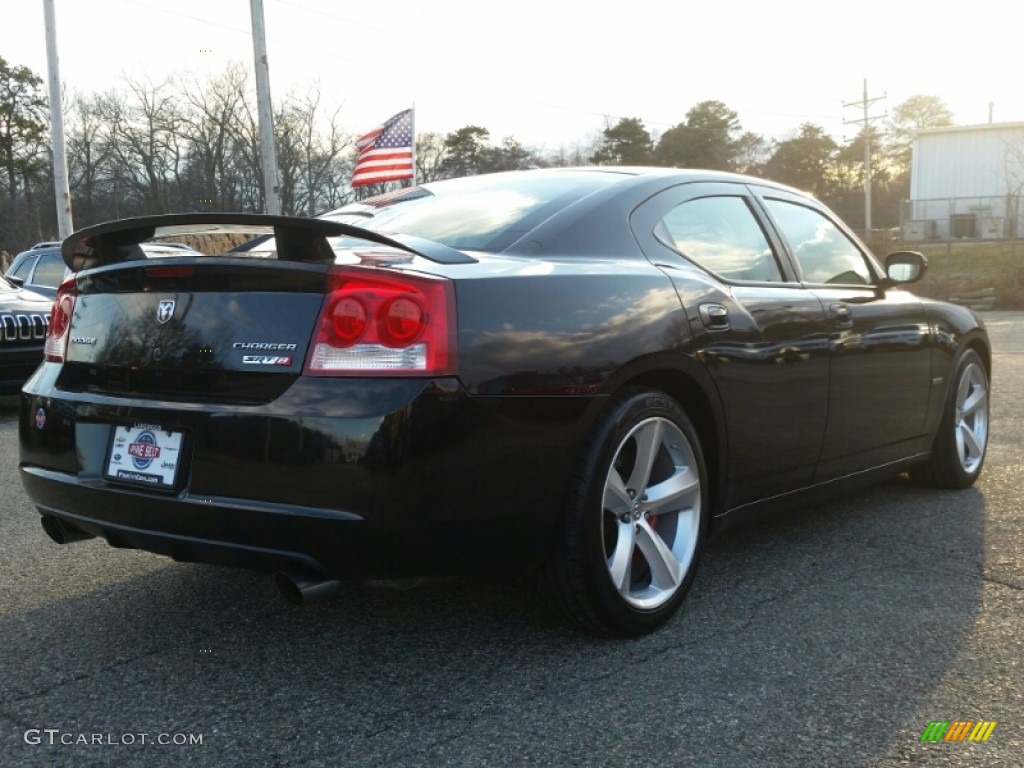 2010 Charger SRT8 - Brilliant Black Crystal Pearl / Dark Slate Gray photo #6