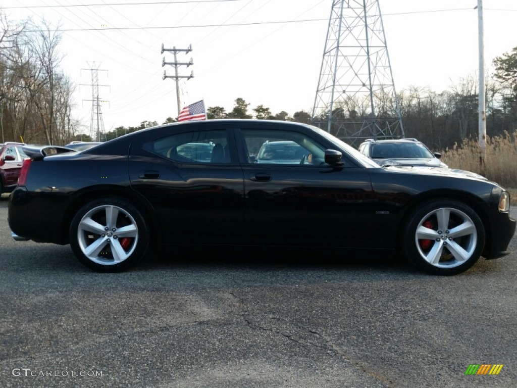 2010 Charger SRT8 - Brilliant Black Crystal Pearl / Dark Slate Gray photo #7