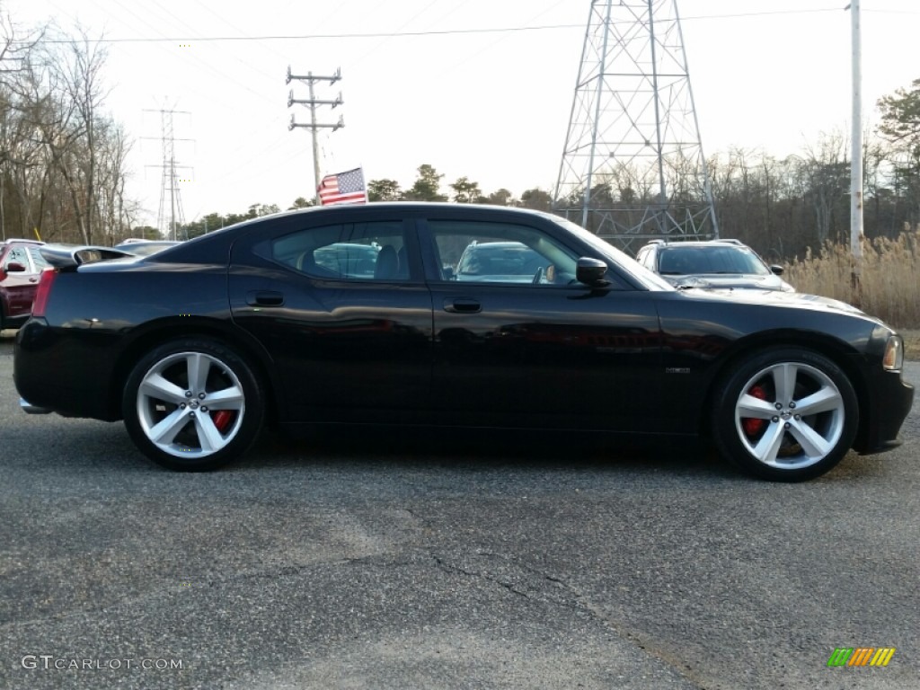 2010 Charger SRT8 - Brilliant Black Crystal Pearl / Dark Slate Gray photo #8