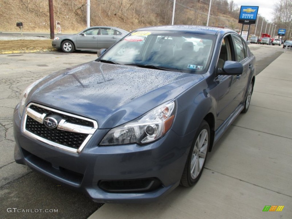 2014 Legacy 2.5i Premium - Twilight Blue Metallic / Ivory photo #10