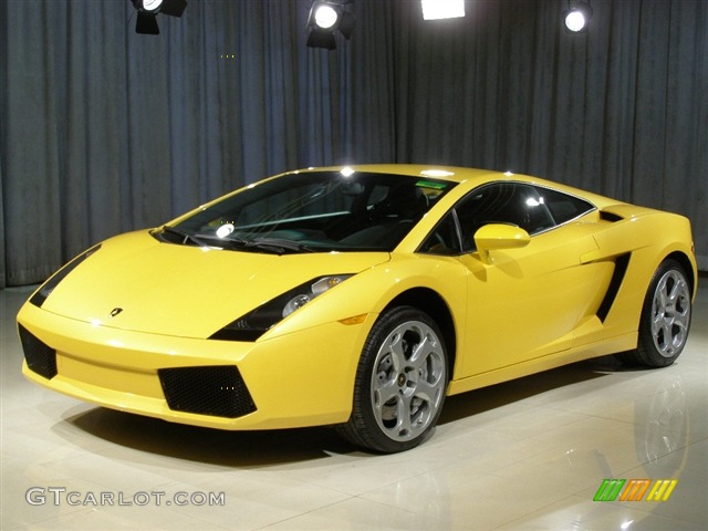 2005 Gallardo Coupe - Pearl Yellow / Black photo #1