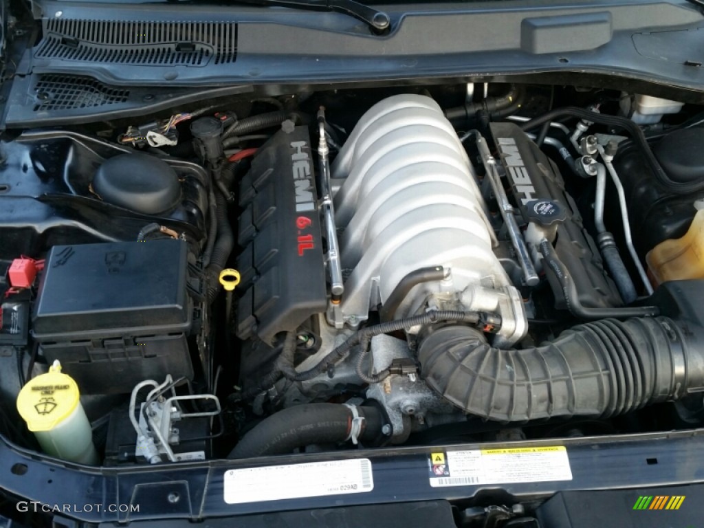 2010 Charger SRT8 - Brilliant Black Crystal Pearl / Dark Slate Gray photo #22