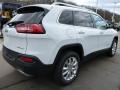 2015 Bright White Jeep Cherokee Limited 4x4  photo #6