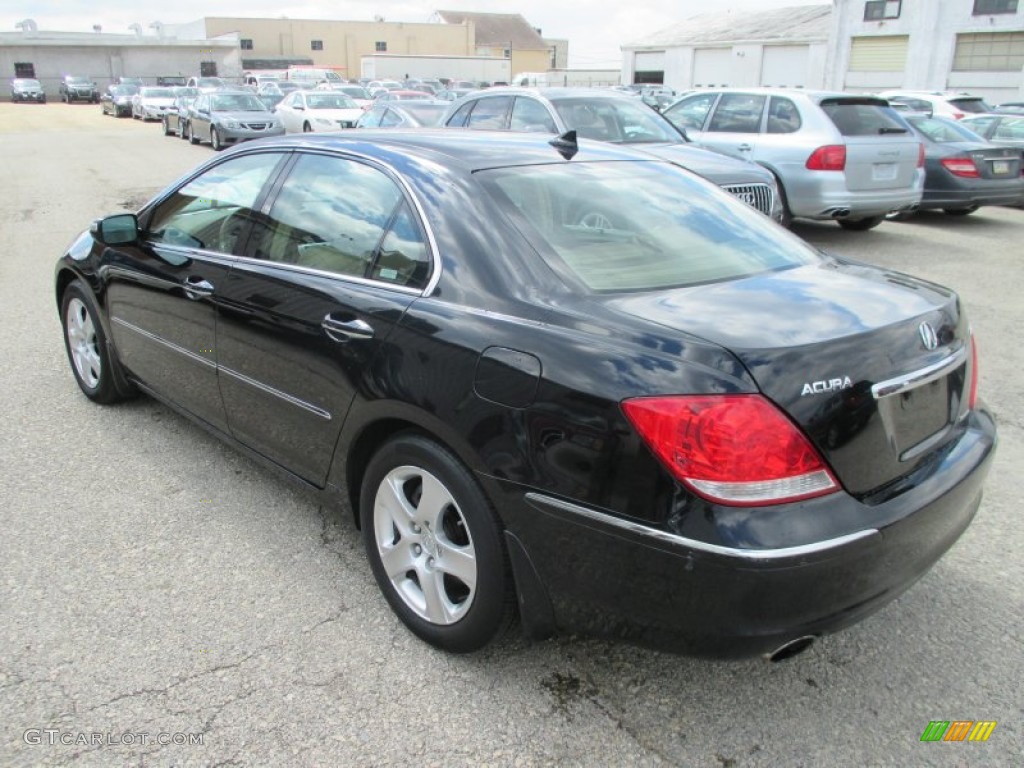 2005 RL 3.5 AWD Sedan - Nighthawk Black Pearl / Parchment photo #9
