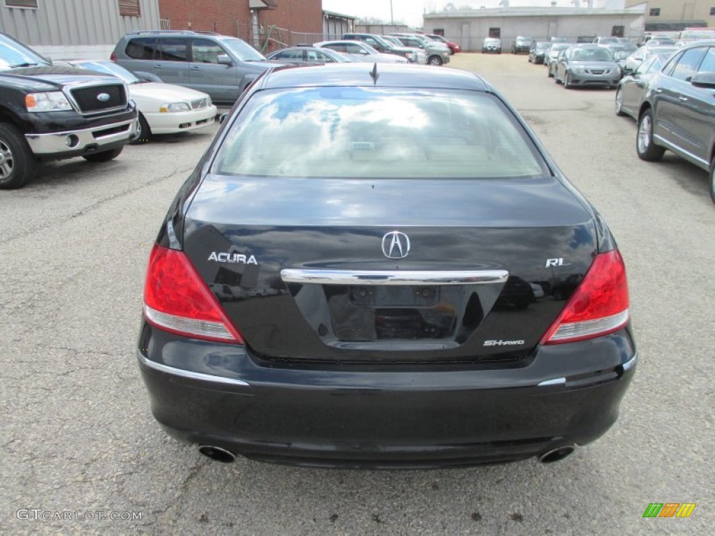 2005 RL 3.5 AWD Sedan - Nighthawk Black Pearl / Parchment photo #11