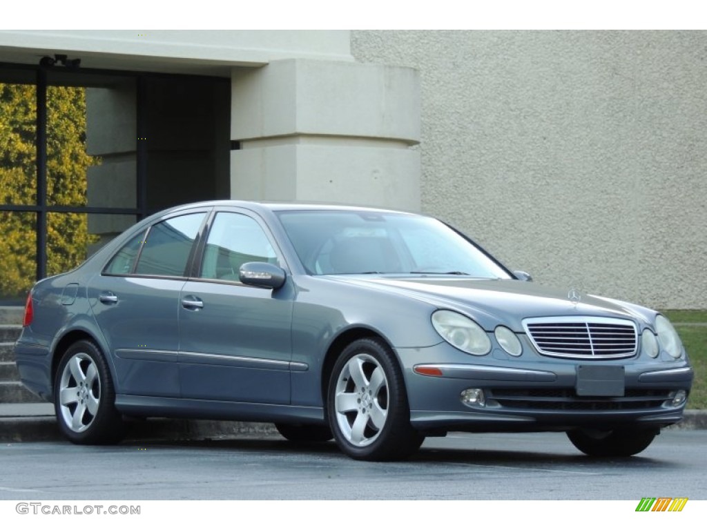 Tectite Grey Metallic 2004 Mercedes-Benz E 500 Sedan Exterior Photo #102659239