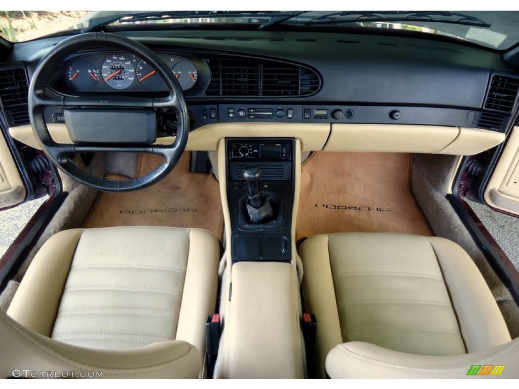 Beige Interior 1987 Porsche 944 Standard 944 Model Photo #102659290