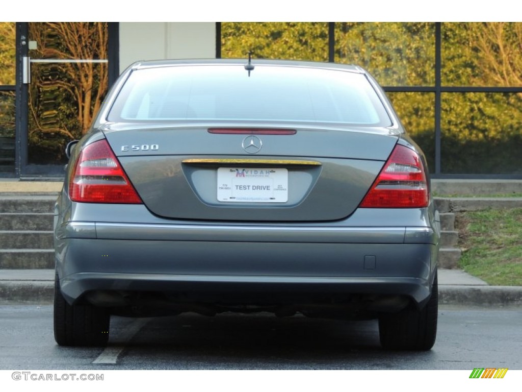 2004 E 500 Sedan - Tectite Grey Metallic / Stone photo #45