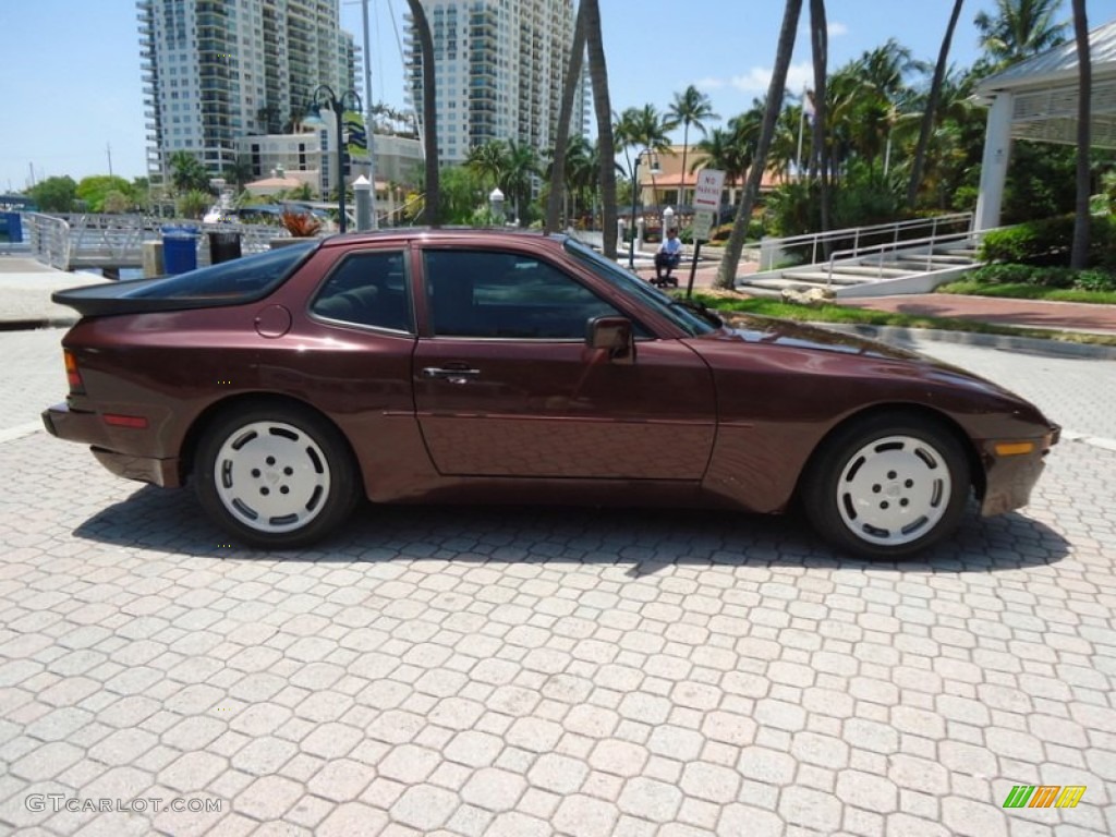 Mahogany Brown Metallic 1987 Porsche 944 Standard 944 Model Exterior Photo #102659332