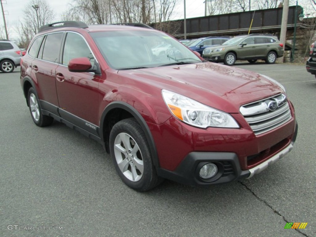 Venetian Red Pearl 2013 Subaru Outback 2.5i Limited Exterior Photo #102660643