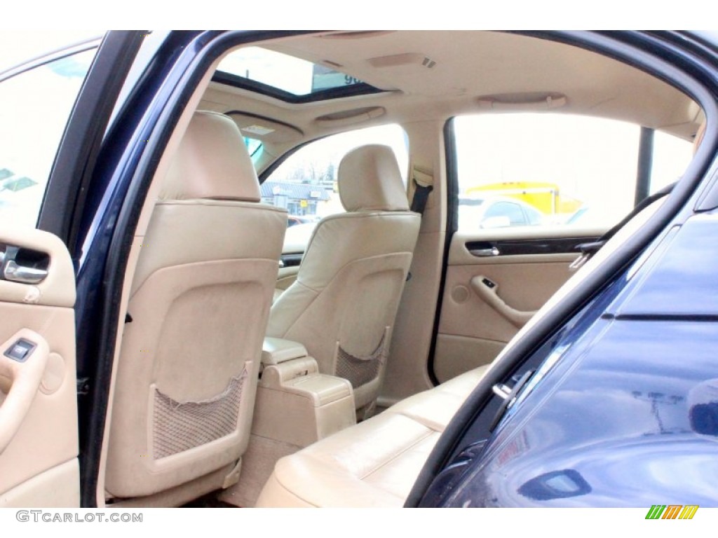 2000 3 Series 323i Sedan - Orient Blue Metallic / Sand photo #21