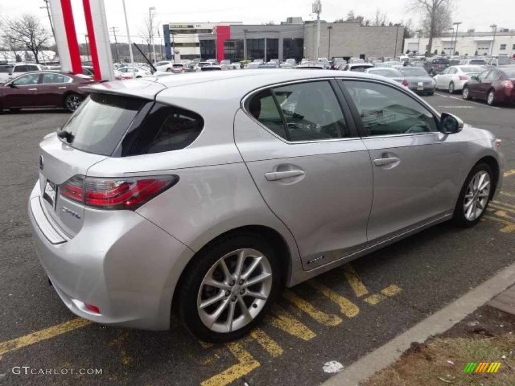 2012 CT 200h Hybrid Premium - Tungsten Silver Pearl / Black photo #5