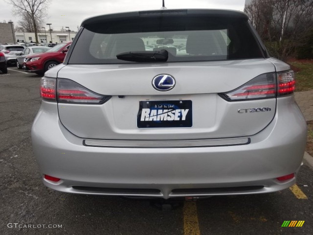 2012 CT 200h Hybrid Premium - Tungsten Silver Pearl / Black photo #6