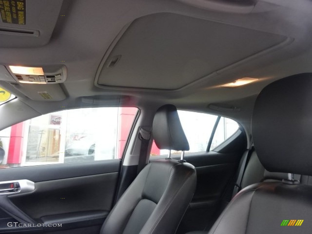 2012 CT 200h Hybrid Premium - Tungsten Silver Pearl / Black photo #14