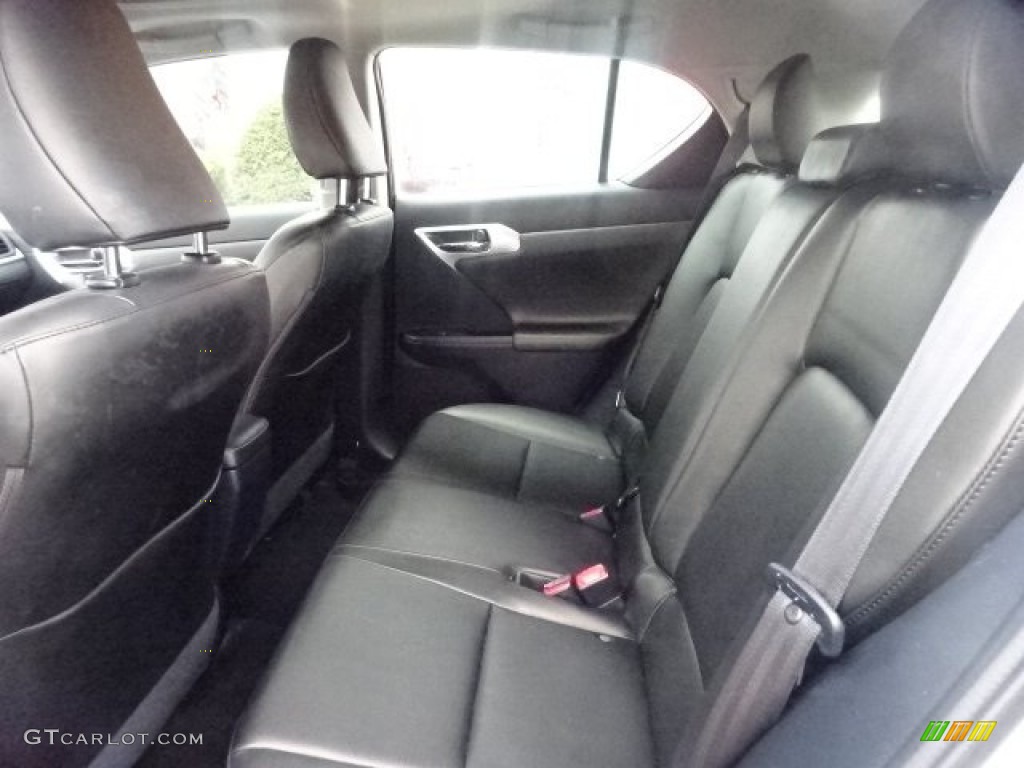 2012 CT 200h Hybrid Premium - Tungsten Silver Pearl / Black photo #15