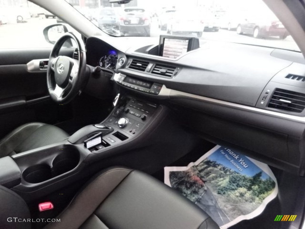 2012 CT 200h Hybrid Premium - Tungsten Silver Pearl / Black photo #18