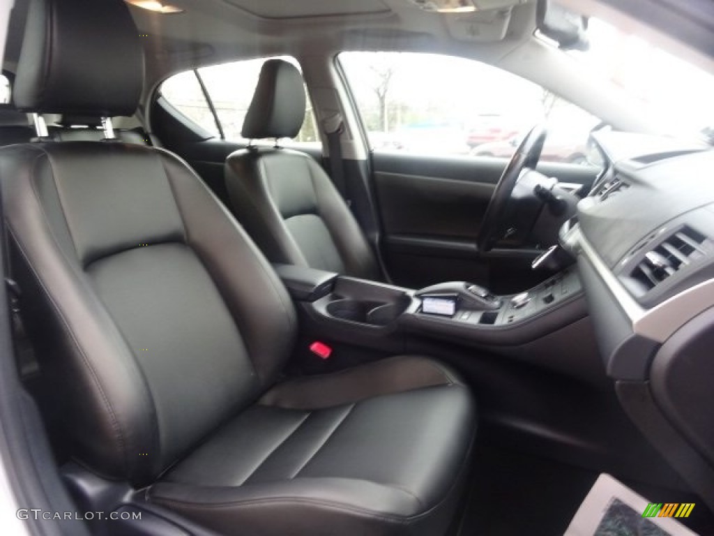 2012 CT 200h Hybrid Premium - Tungsten Silver Pearl / Black photo #19