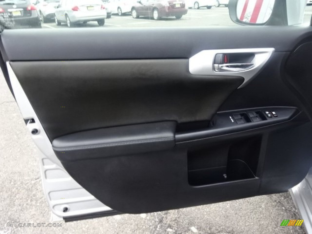 2012 CT 200h Hybrid Premium - Tungsten Silver Pearl / Black photo #23