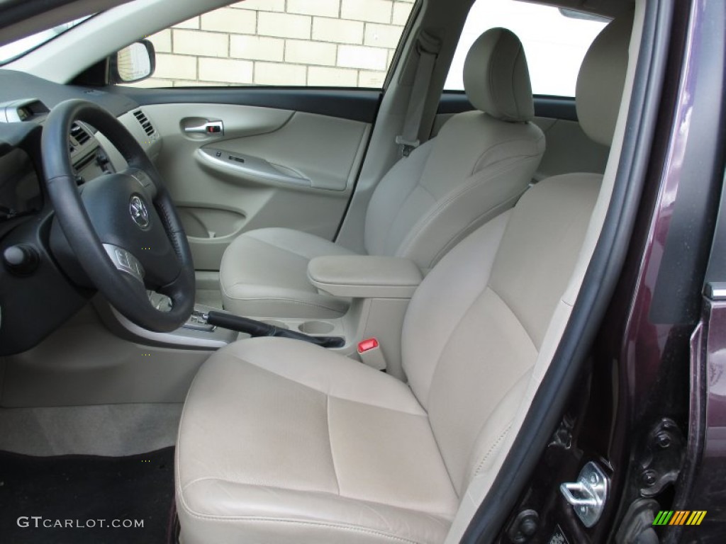 2013 Corolla LE Special Edition - Black Currant Metallic / Bisque photo #6