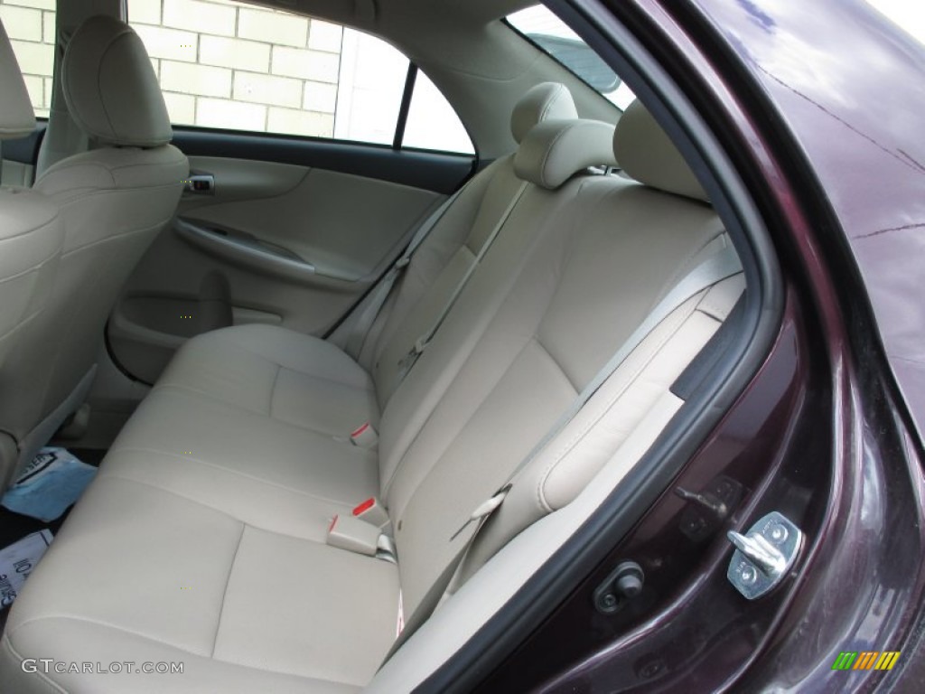 2013 Corolla LE Special Edition - Black Currant Metallic / Bisque photo #7