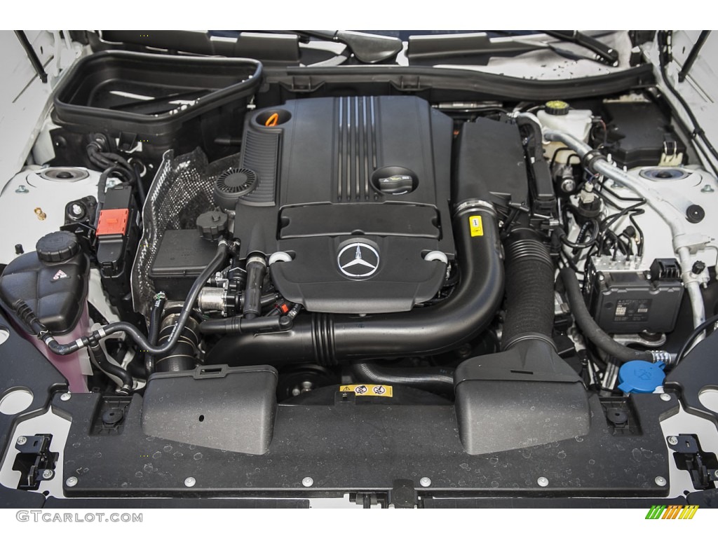 2015 Mercedes-Benz SLK 250 Roadster 1.8 Liter GDI Turbocharged DOHC 16-Valve VVT 4 Cylinder Engine Photo #102666508