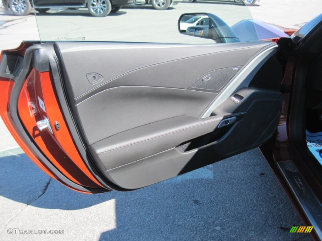2015 Corvette Stingray Coupe Z51 - Daytona Sunrise Orange Metallic / Jet Black photo #10
