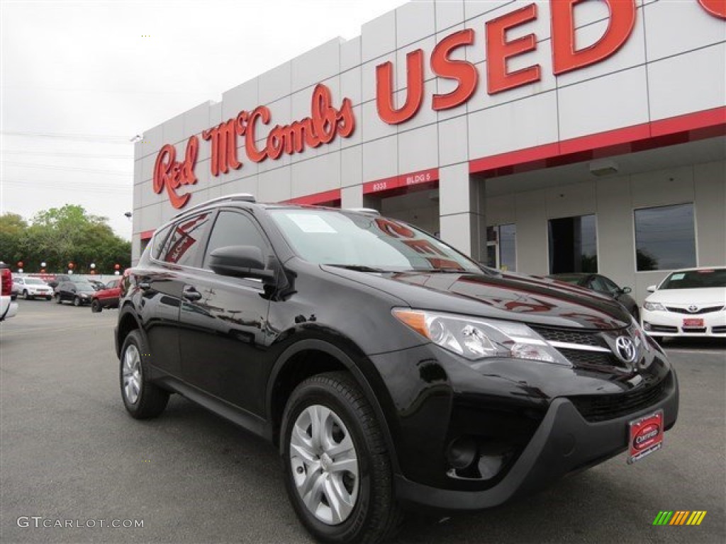 2014 RAV4 LE - Black / Ash photo #1