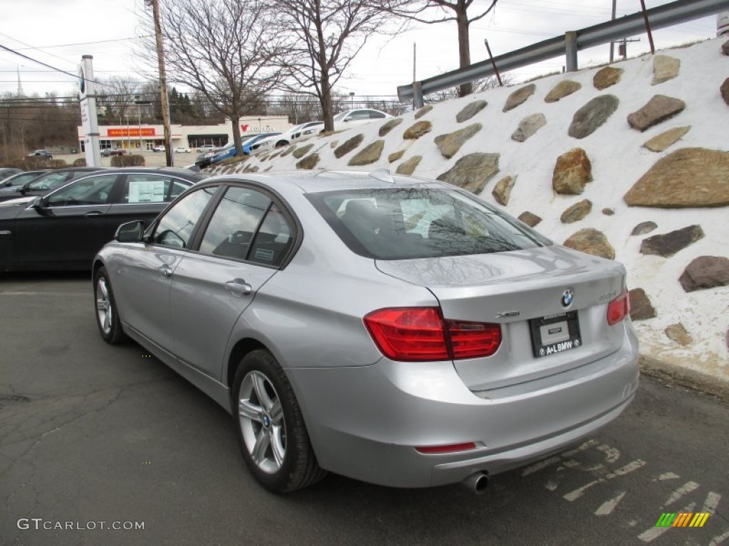 2015 3 Series 320i xDrive Sedan - Glacier Silver Metallic / Black photo #4