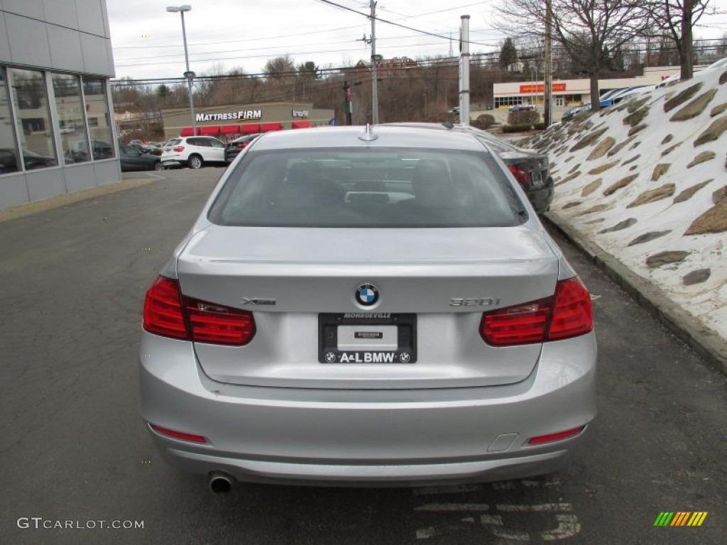 2015 3 Series 320i xDrive Sedan - Glacier Silver Metallic / Black photo #5