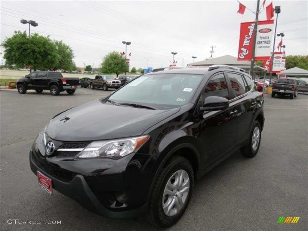 2014 RAV4 LE - Black / Ash photo #3