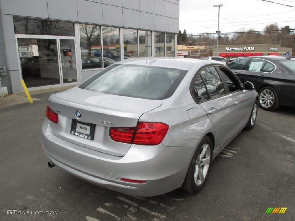 2015 3 Series 320i xDrive Sedan - Glacier Silver Metallic / Black photo #6