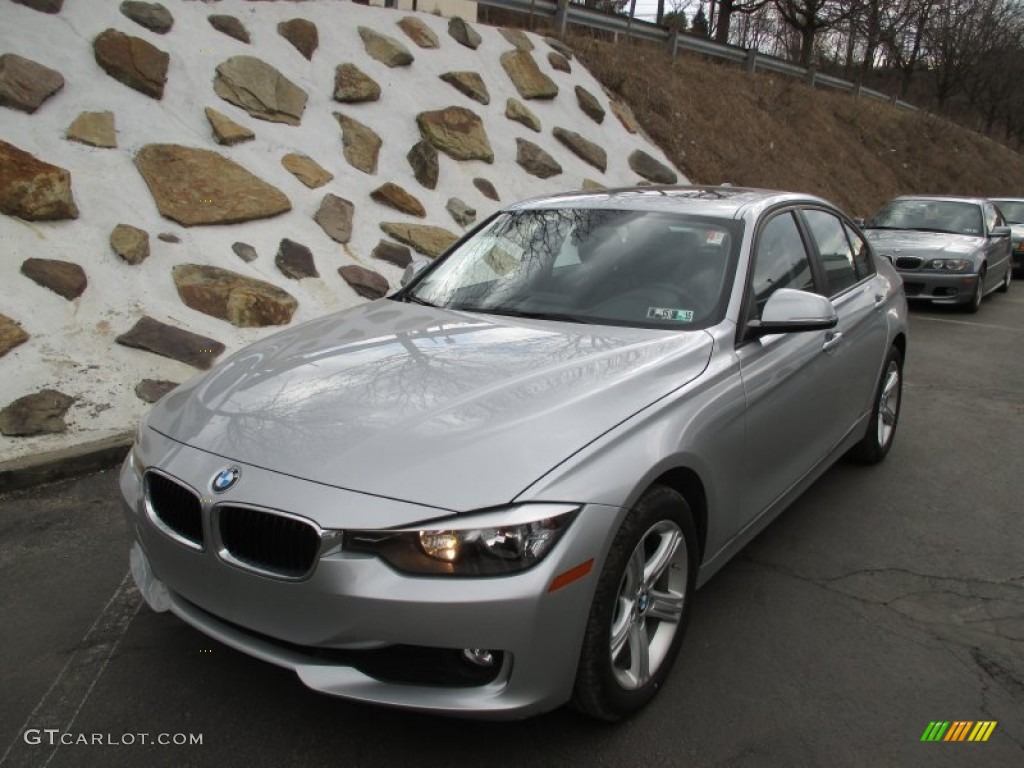 2015 3 Series 320i xDrive Sedan - Glacier Silver Metallic / Black photo #9